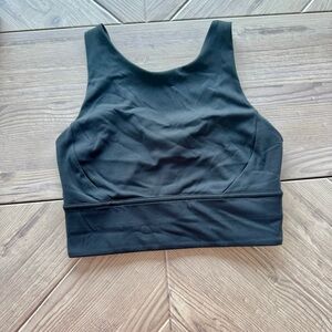 Lululemon Athletica l Black l Stronger As One l Long Line Bra : Size 4